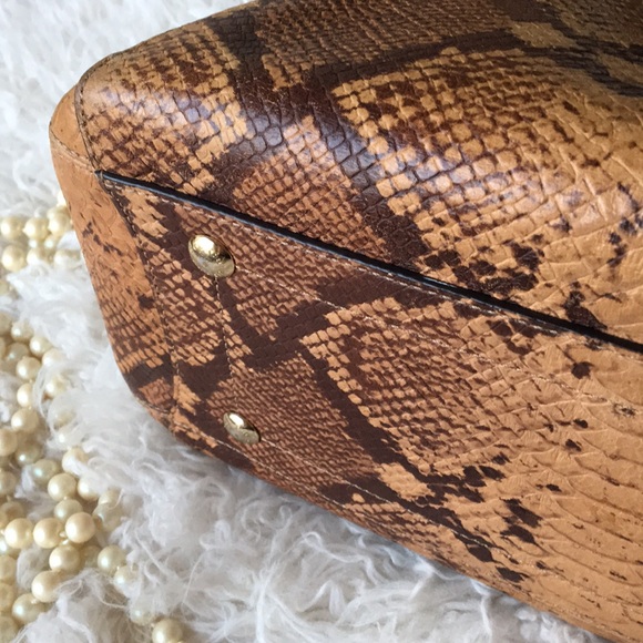 LIMITED EDITION COACH • Gorgeous Python Snake Print Handbag RARE! - Picture 9 of 16